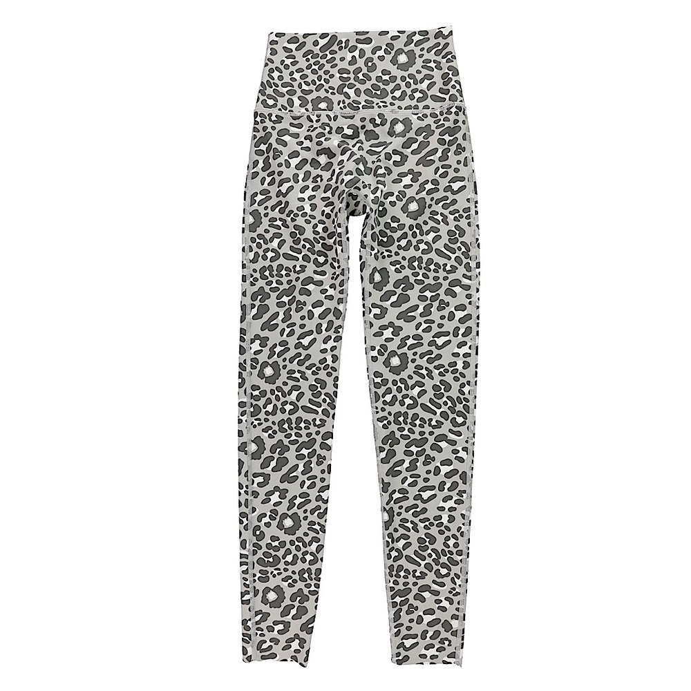 Aerie Women’s Offline Goals High-Rise 7/8 Leopard Leggings M Medium Gray Black